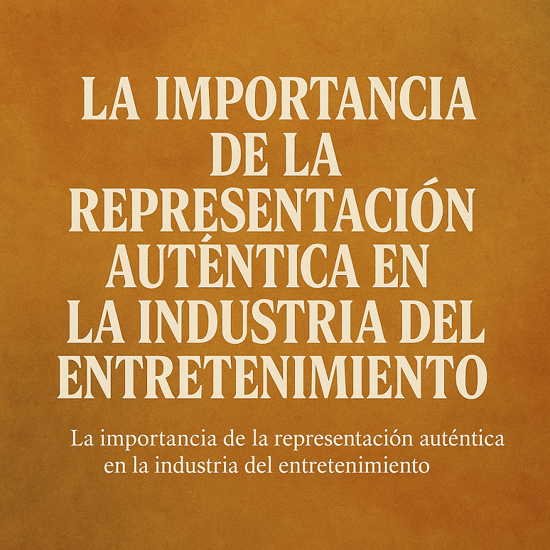 La Importancia de la Representación Auténtica en la Industria del Entretenimiento
